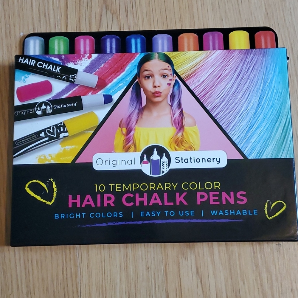 Temporary Color Hair Chalk Pens! NWT